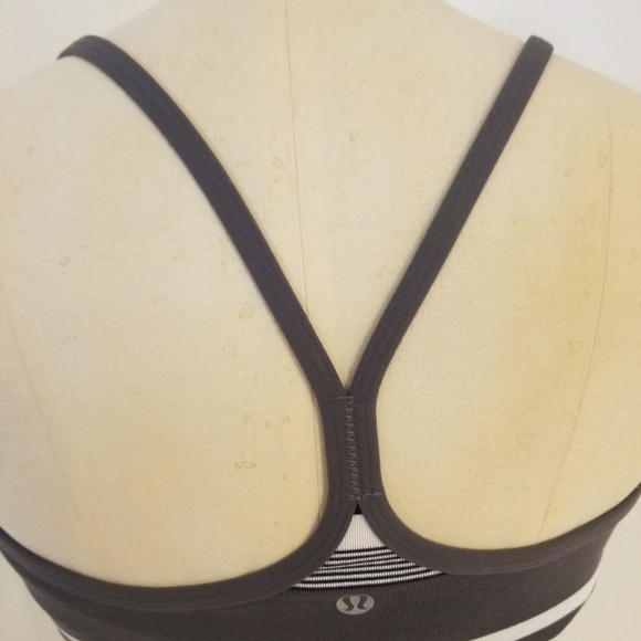 Lululemon Power Y Tank Top Sz 4 Striped Multicolor - Picture 3 of 5